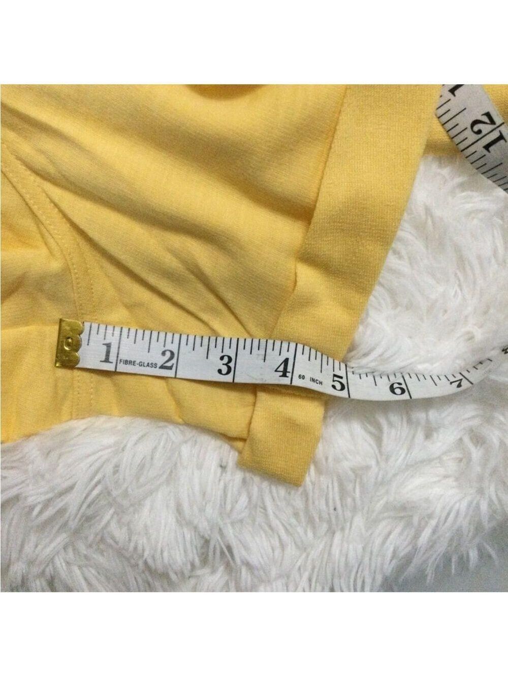 Sonoma Goods For Life midrise shorts Woman’s size 4X cider yellow pockets - Picture 4 of 12